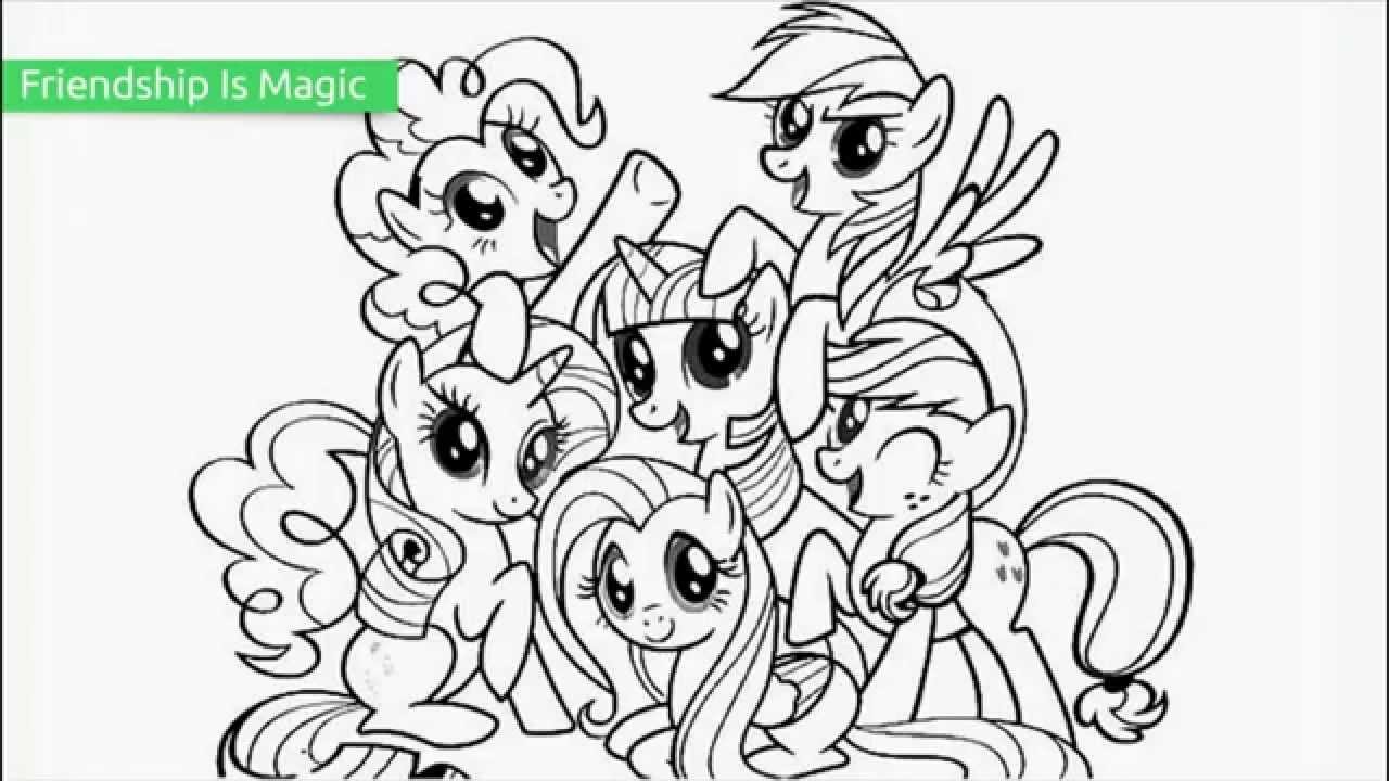 Top 25 Free Printable My Little Pony Coloring Pages - Youtube - Free Printable My Little Pony Coloring Pages