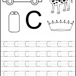 Trace The Letter C Worksheets | Alphabet And Numbers Learning   Free Printable Preschool Worksheets Letter C