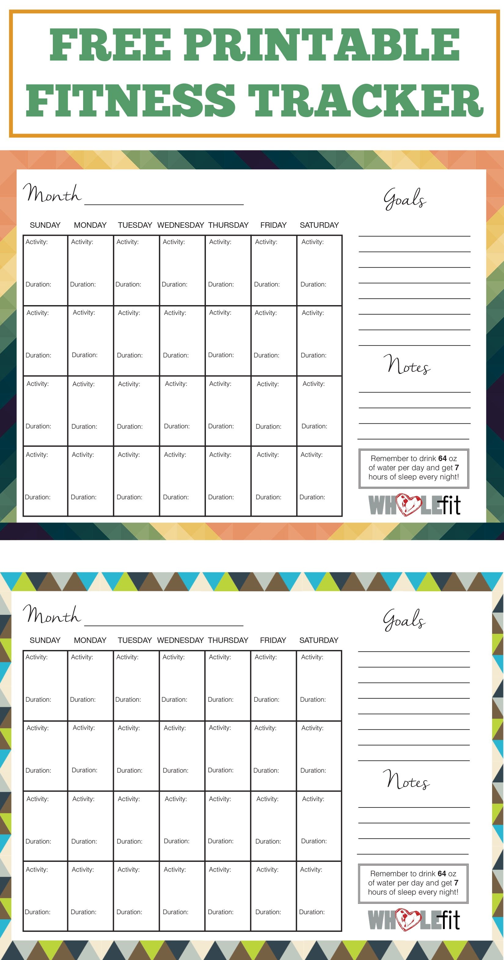 Printable Fitness Worksheets For Kids