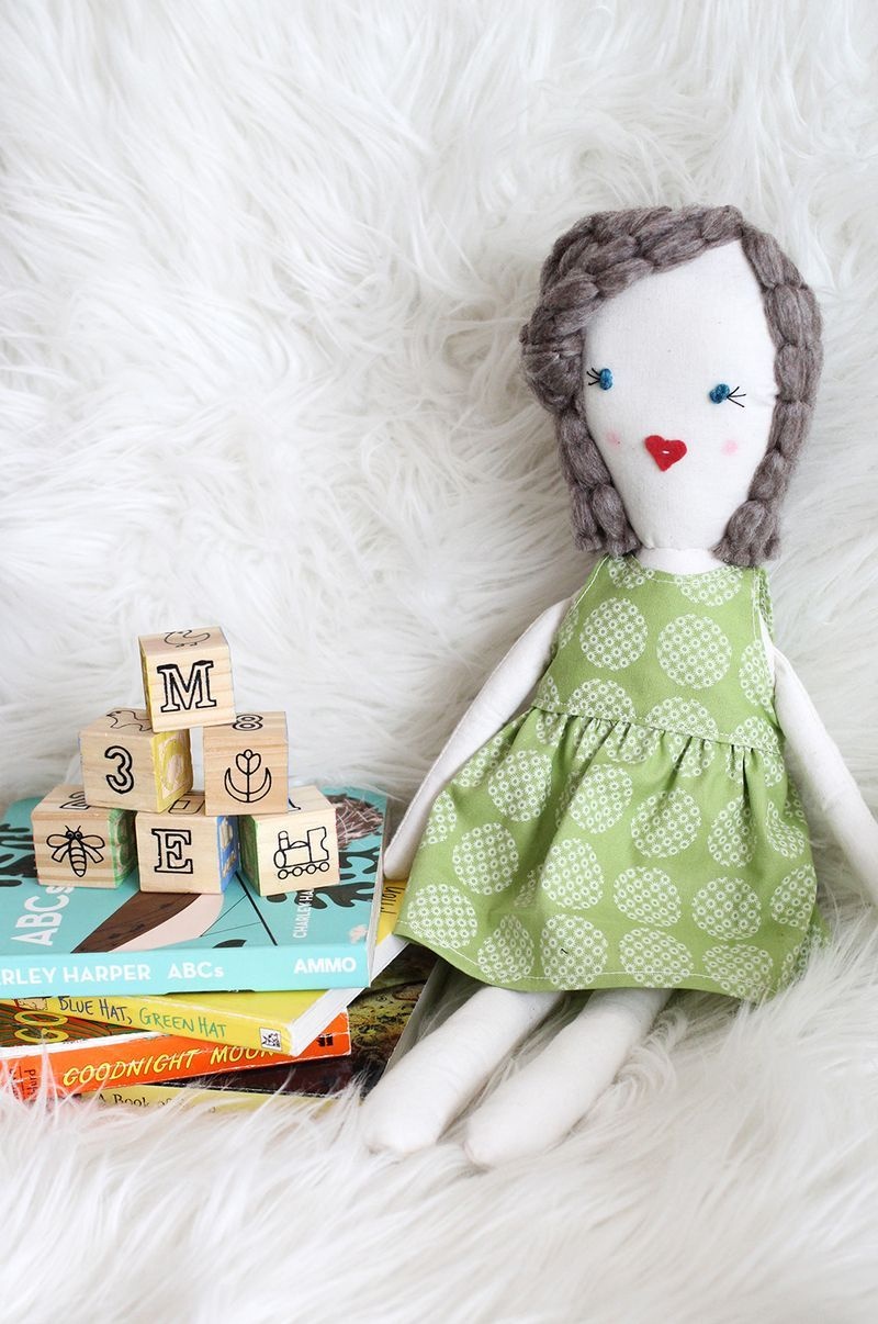 Traditional Rag Doll Diy | Crafts And Stuffed Creations | Diy Rag - Free Printable Rag Doll Patterns