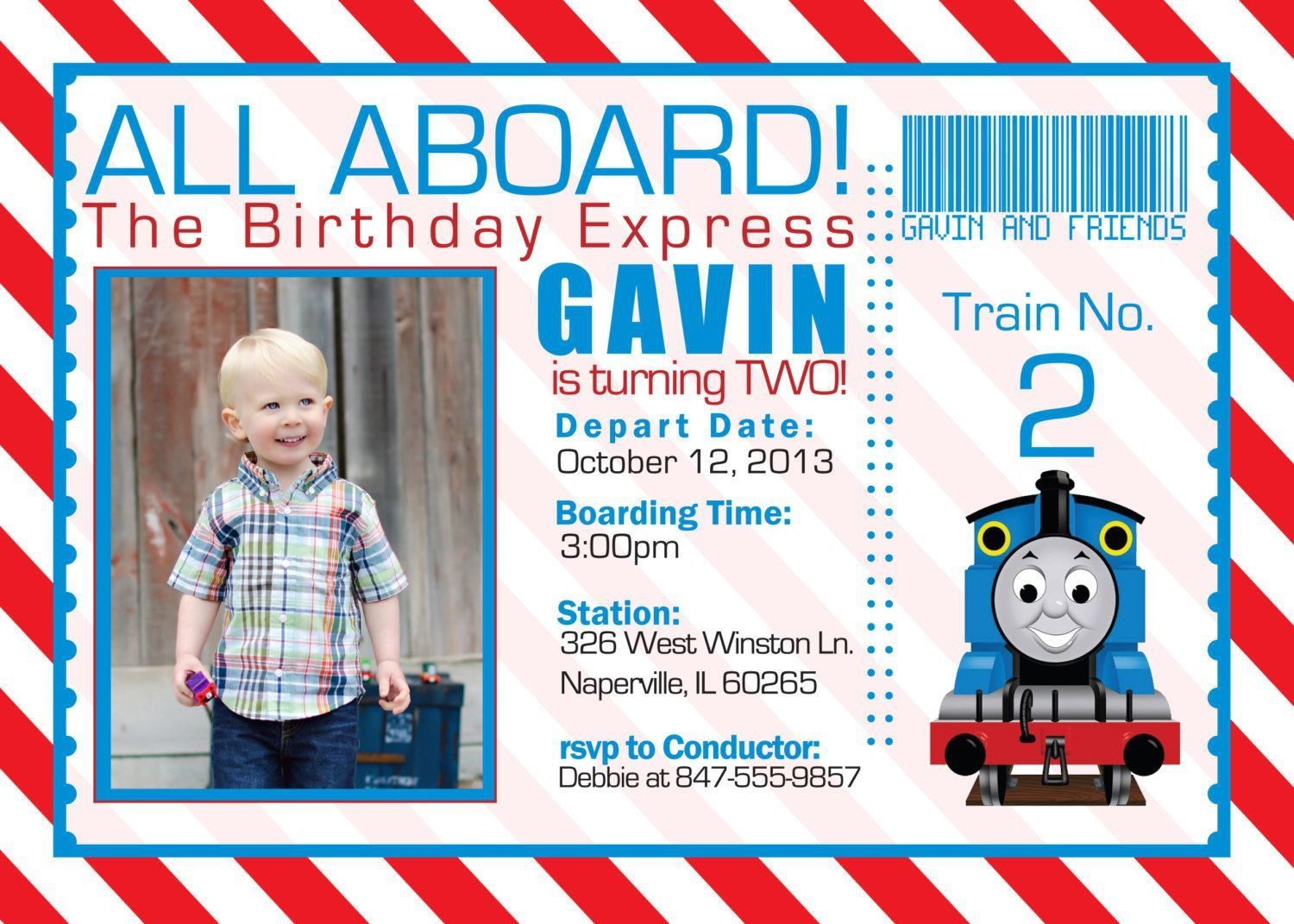 Train Birthday Invitation Templates Free - Invitations Design - Thomas Invitations Printable Free