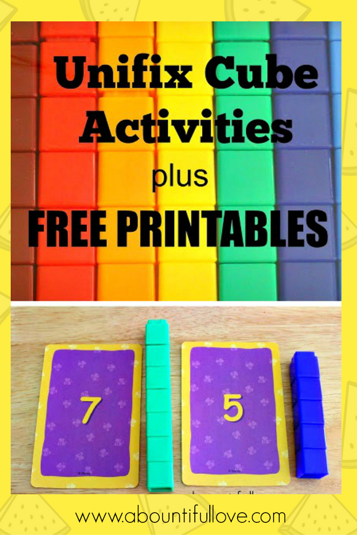 Unifix Cubes Activities Plus Free Printables | Snap Cards - Free Printable Snap Cards