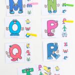 Uppercase And Lowercase Letter Matching Clip Cards   Fun With Mama   Free Printable Alphabet Letters Upper And Lower Case