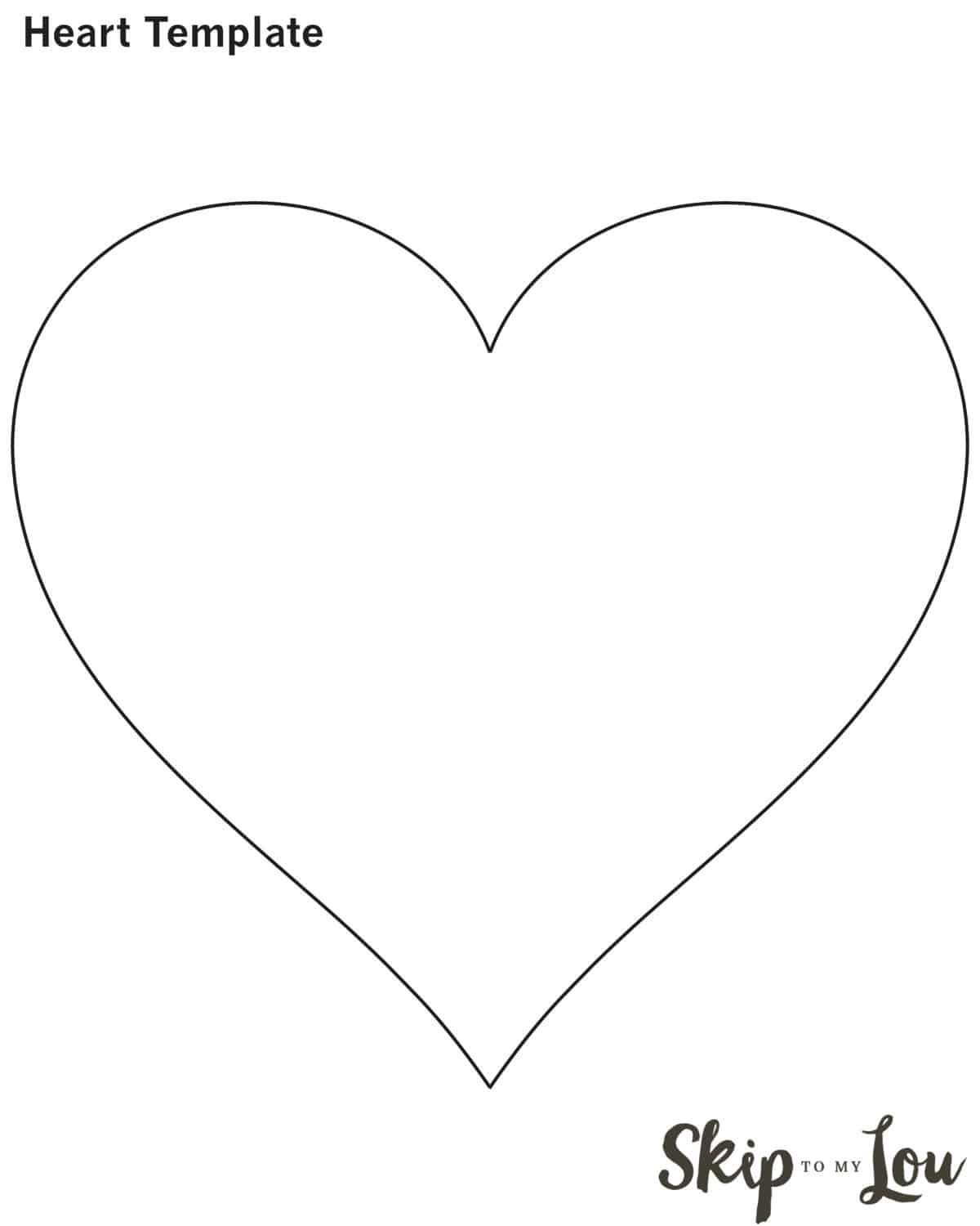 Valentine Heart Attack Idea With Free Printable Heart Template - Free Printable Heart Templates