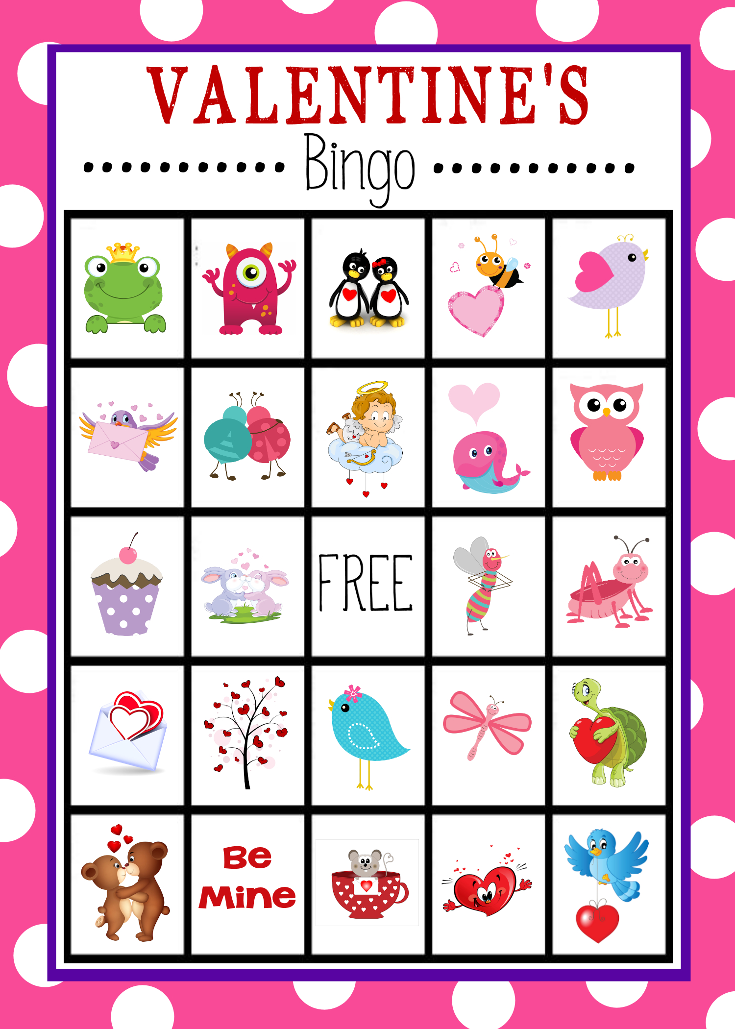 Valentine&amp;#039;s Bingo Game To Print &amp;amp; Play | Valentine&amp;#039;s Day Activities - Free Printable Valentines Bingo