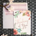 Watercolor Flower Thinking Of You Card   Lia Griffith   Free Printable Thinking Of You Cards