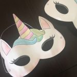 Watercolor Unicorn Mask + Free Printable: 4 Steps   Free Printable Paper Masks