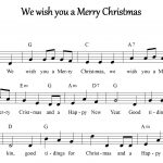 We Wish You A Merry Christmas | Karaoke Carols For Kids   Free Printable Lyrics To Christmas Carols