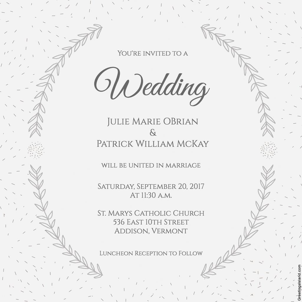 Wedding Invitation Email Template Free Download | Lazine - Free Printable Wedding Invitations Templates Downloads