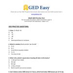 Week 15 Homework Adv Math  Printable Ged Math Practice Test2  Do The   Ged Math Practice Test Free Printable