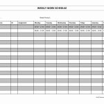 Weekly Work Schedule Template E Printable Employee Sample Plan Excel   Free Printable Weekly Work Schedule