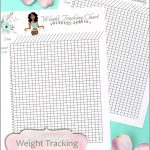 Weight Tracking Chart Free Printable Worksheet – Smart And Savvy Mom   Free Printable Weight Loss Tracker Chart