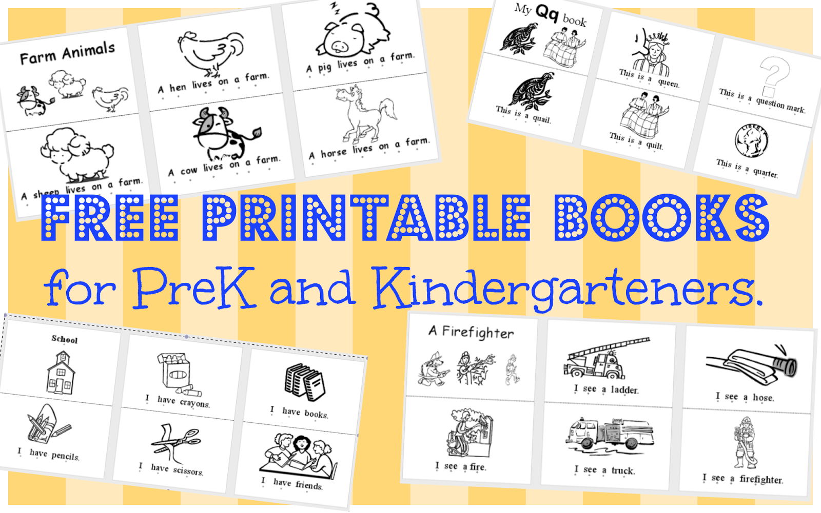 Free Printable Story Books For Kindergarten Free Printable