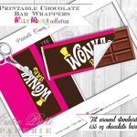 Willy Wonka Party, Candy Party   Printable Chocolate Bar Wrappers   Wonka Bar Wrapper Printable Free