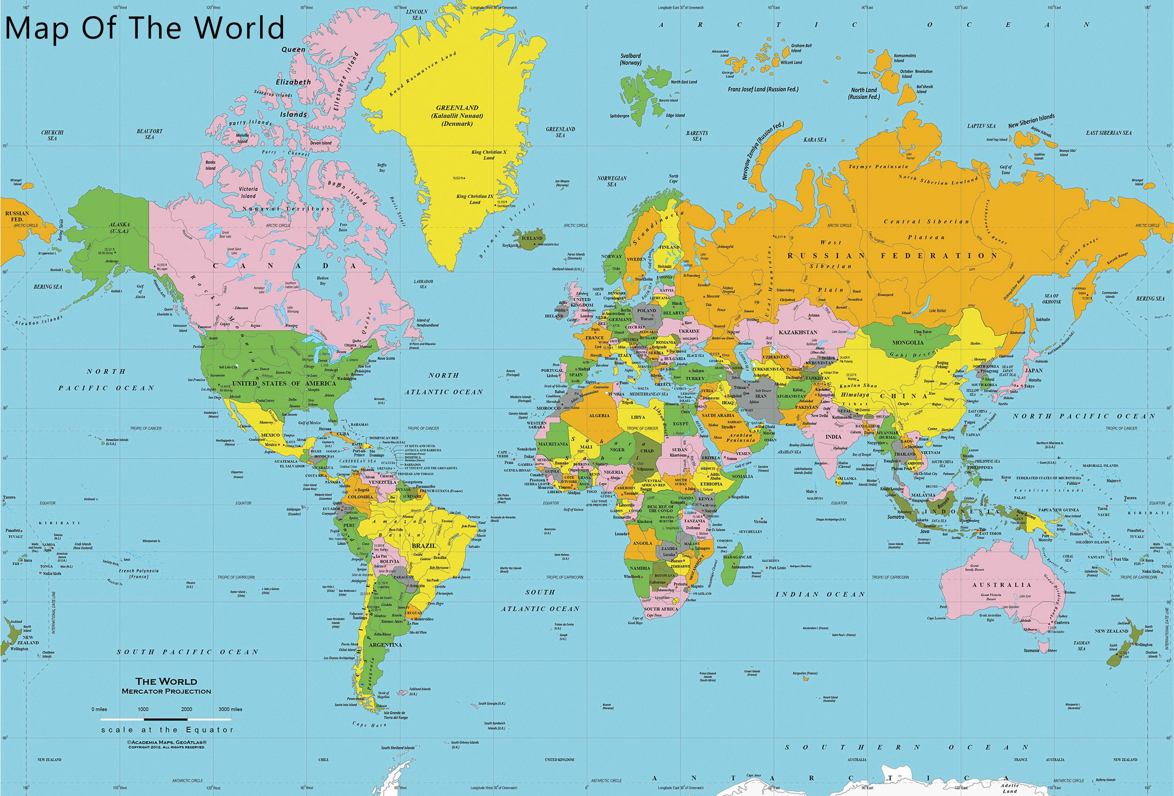 World Map Printable, Printable World Maps In Different Sizes Free