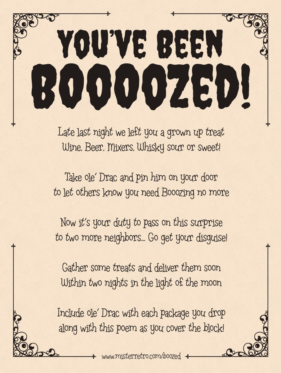 You Ve Been Boozed Printable