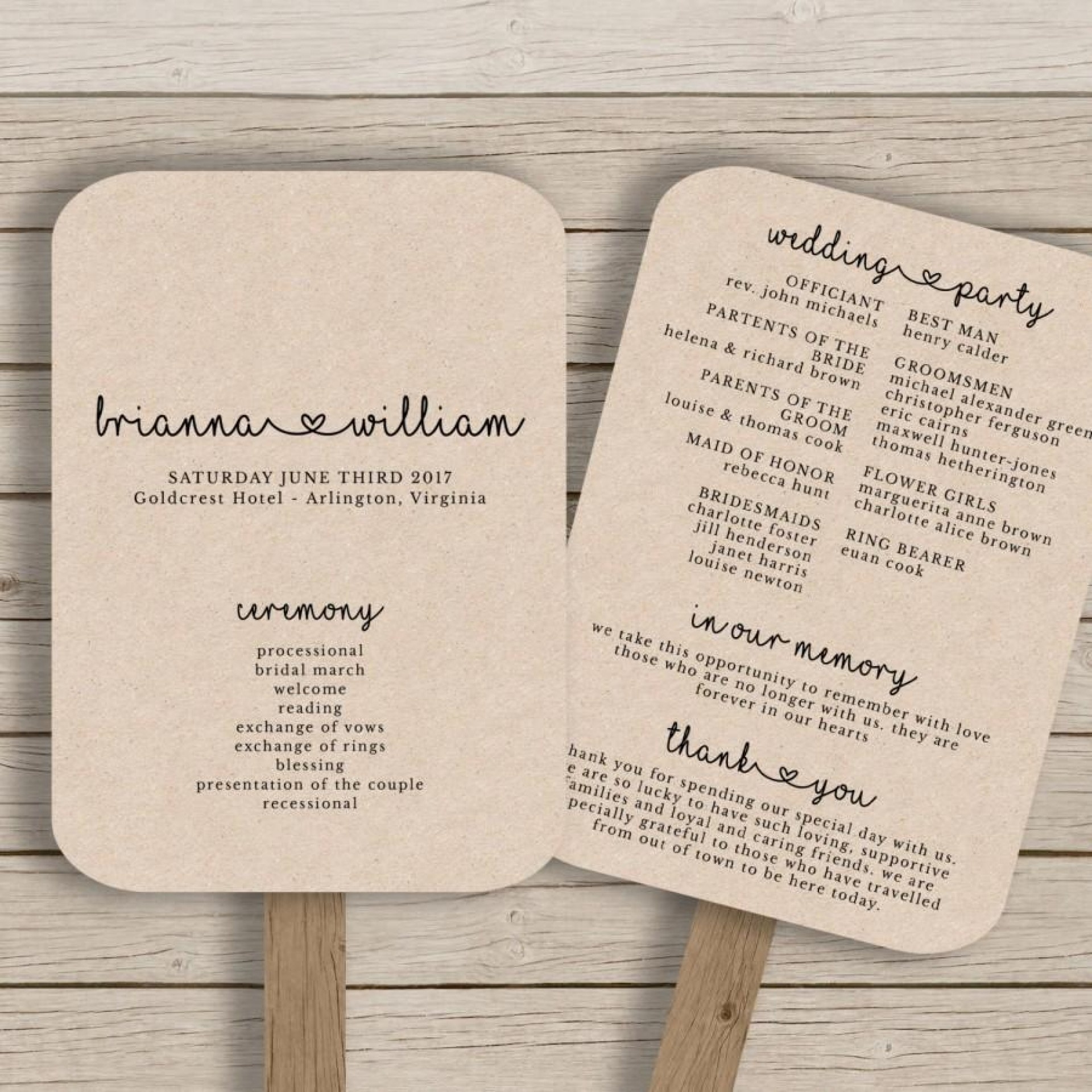 Free Wedding Program Templates You Can Customize Free Printable