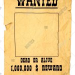 007 Free Wanted Poster Template Printable Wantedster For Word Kids   Wanted Poster Printable Free