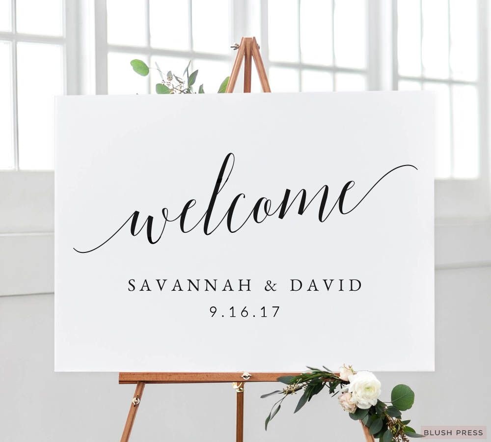 010 Wedding Welcome Sign Template Phenomenal Ideas Etsy Free - Free Printable Welcome Sign Template