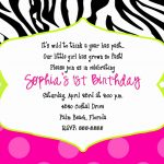 015 Free Printable 40Th Birthday Partyion Templates And Ideas Zebra   Free Printable Animal Print Birthday Invitations