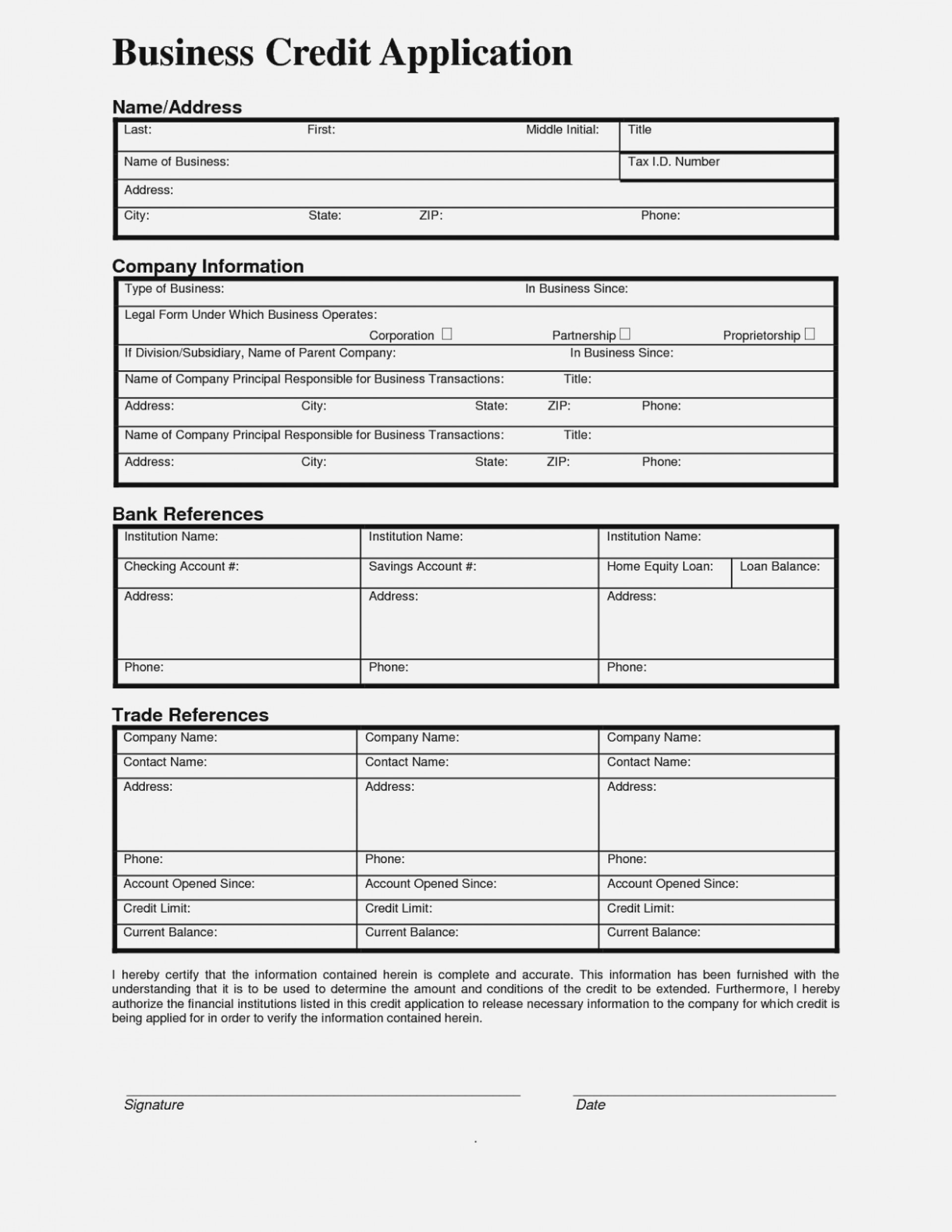 019 Templates Business Forms Free Template Staggering Ideas Small - Free Printable Business Credit Application Form