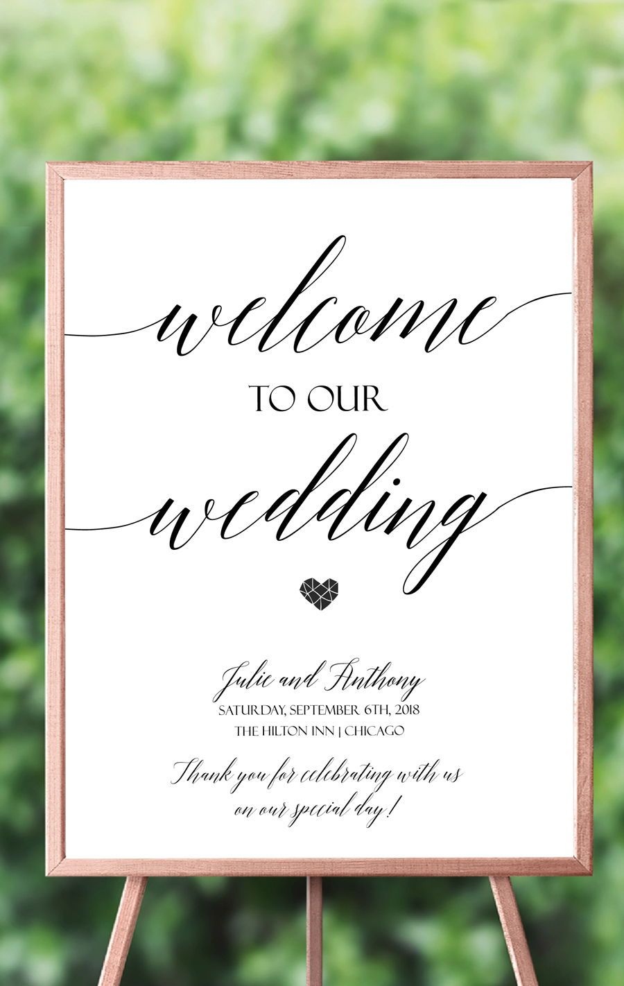 020 Template Ideas Wedding Welcome Phenomenal Sign Diy Free - Free Printable Welcome Sign Template
