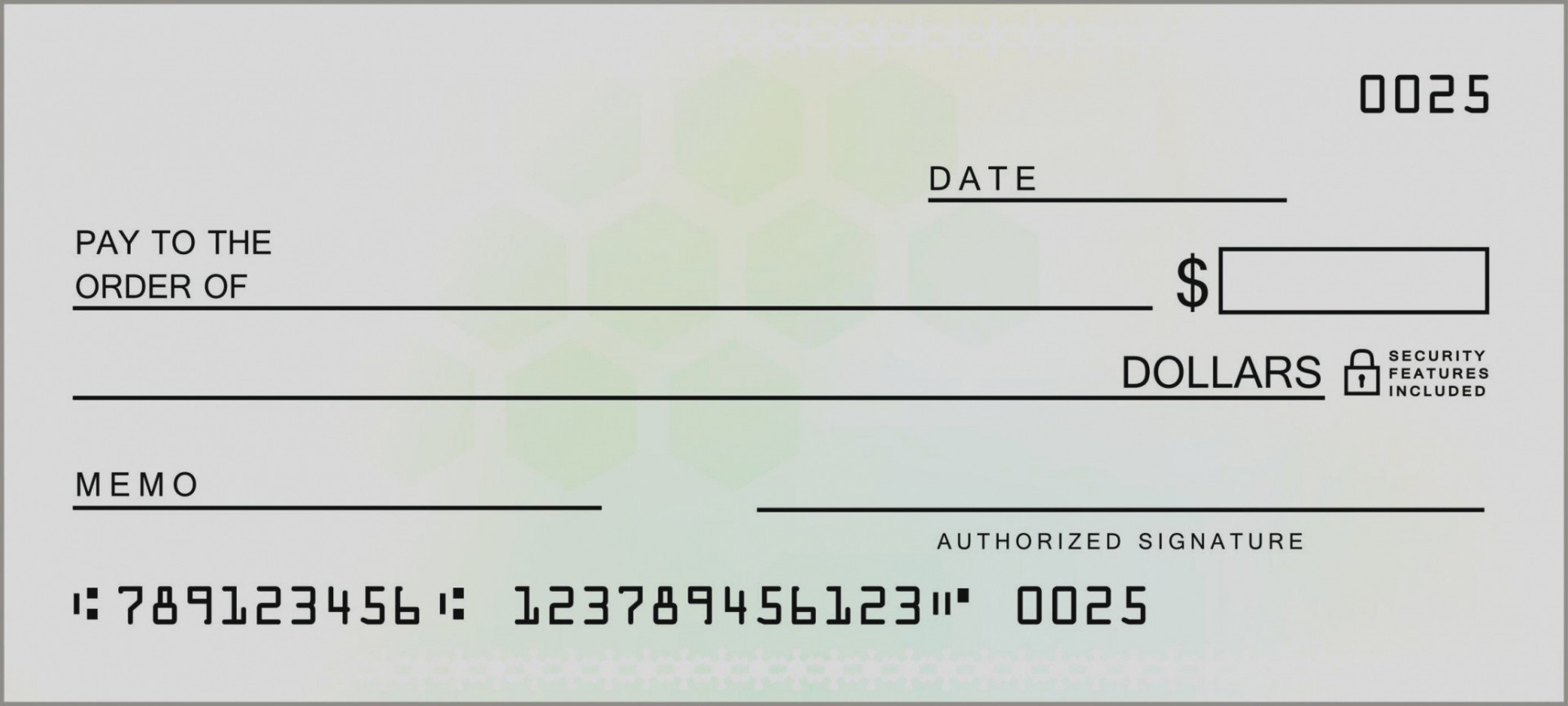 personal printed checks