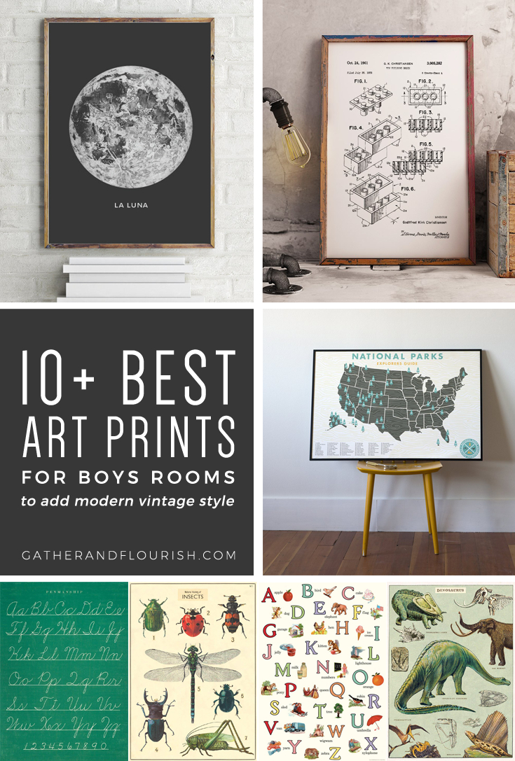 10+ Art Prints For Boys Rooms (Plus Free Printable!) | Orc Week 4 - Free Printable Art Pictures