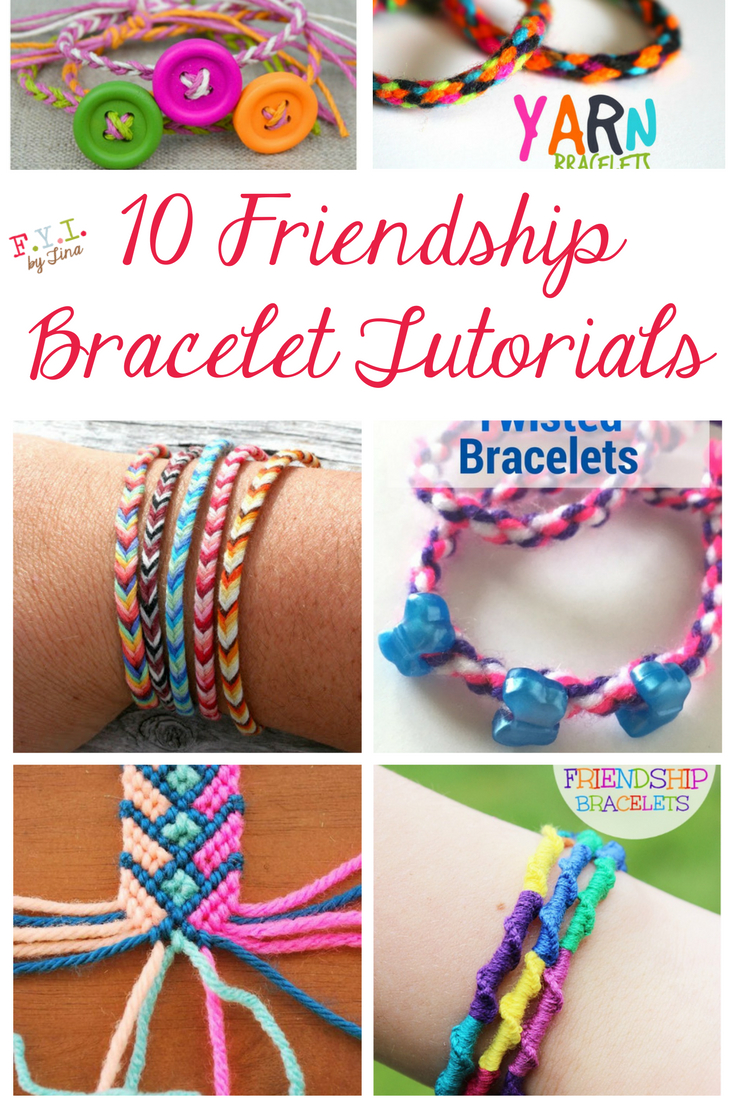 10 Friendship Bracelet Tutorials • Fyitina | Diy &amp;amp; Crafts - Free Printable Friendship Bracelet Patterns