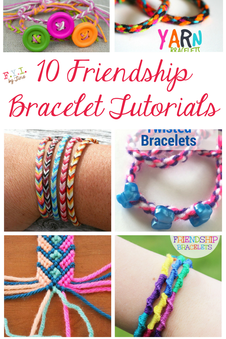 Friendship Bracelets Printable Instructions