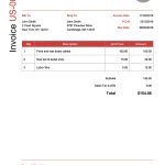 100 Free Invoice Templates | Print & Email As Pdf | Fast & Secure   Free Printable Blank Invoice Sheet