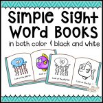 104 Simple Sight Word Books In Color & B/w   The Measured Mom   Free Printable Books For Kindergarten