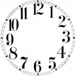 11 Clock Face Images   Print Your Own!   The Graphics Fairy   Free Printable Clock Faces