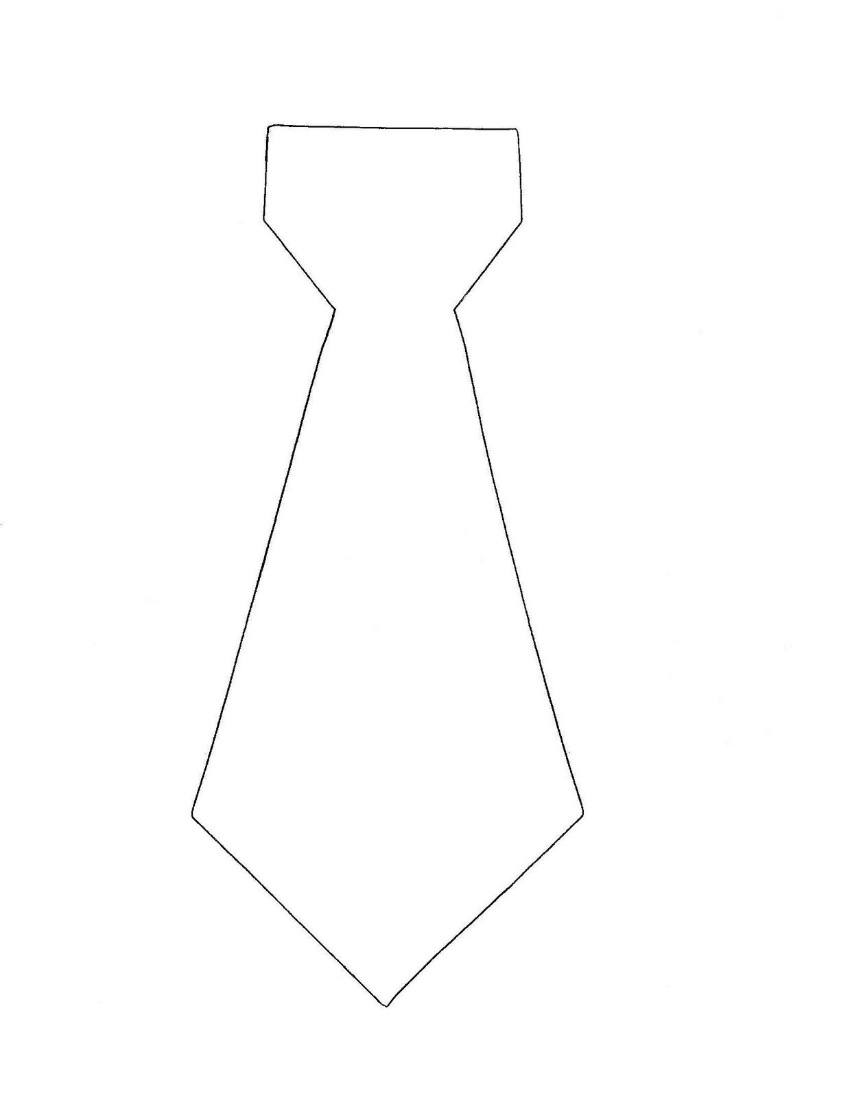 11 Images Of Free Printable Tie Template | Somaek - Free Printable Tie Template