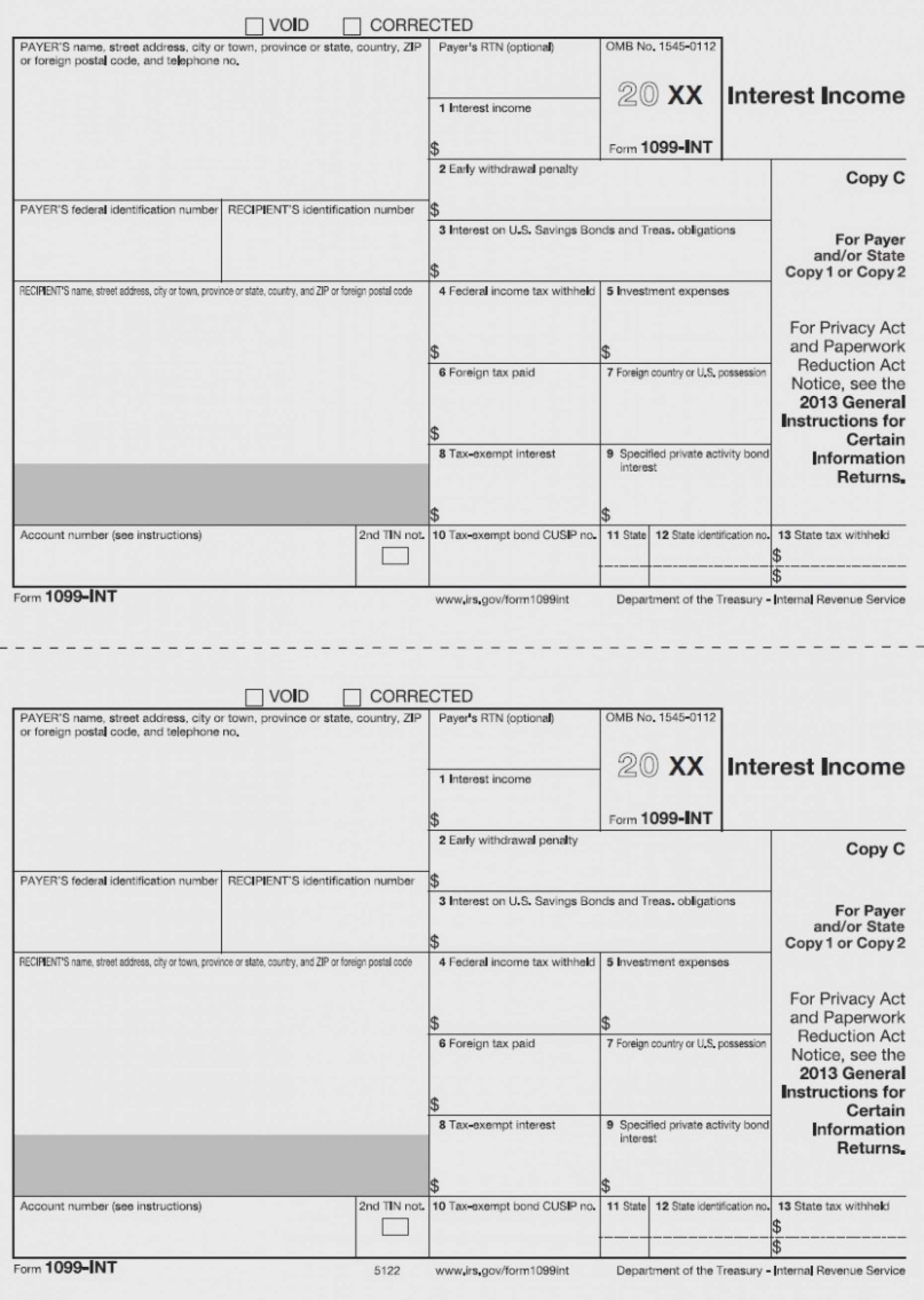 12 Great 12 Misc 12 Form Pdf Ideas That You | Form Information - Free 1099 Form 2013 Printable