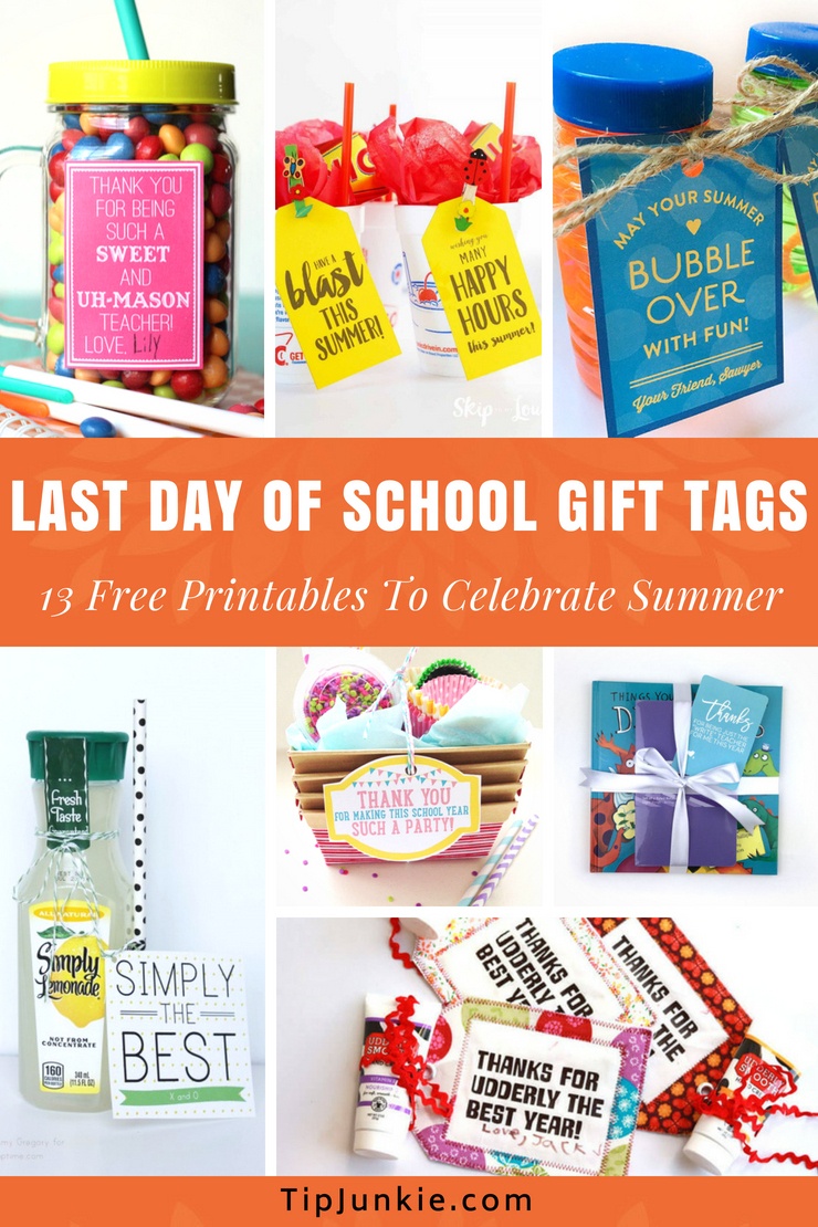 13 Last Day Of School Gift Tags [Free Printables] – Tip Junkie - Free Printable Gift Tags For Bubbles