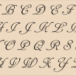13 Printable Fancy Letter Fonts Images   Fancy Alphabet Letter   Free Printable Calligraphy Letter Stencils