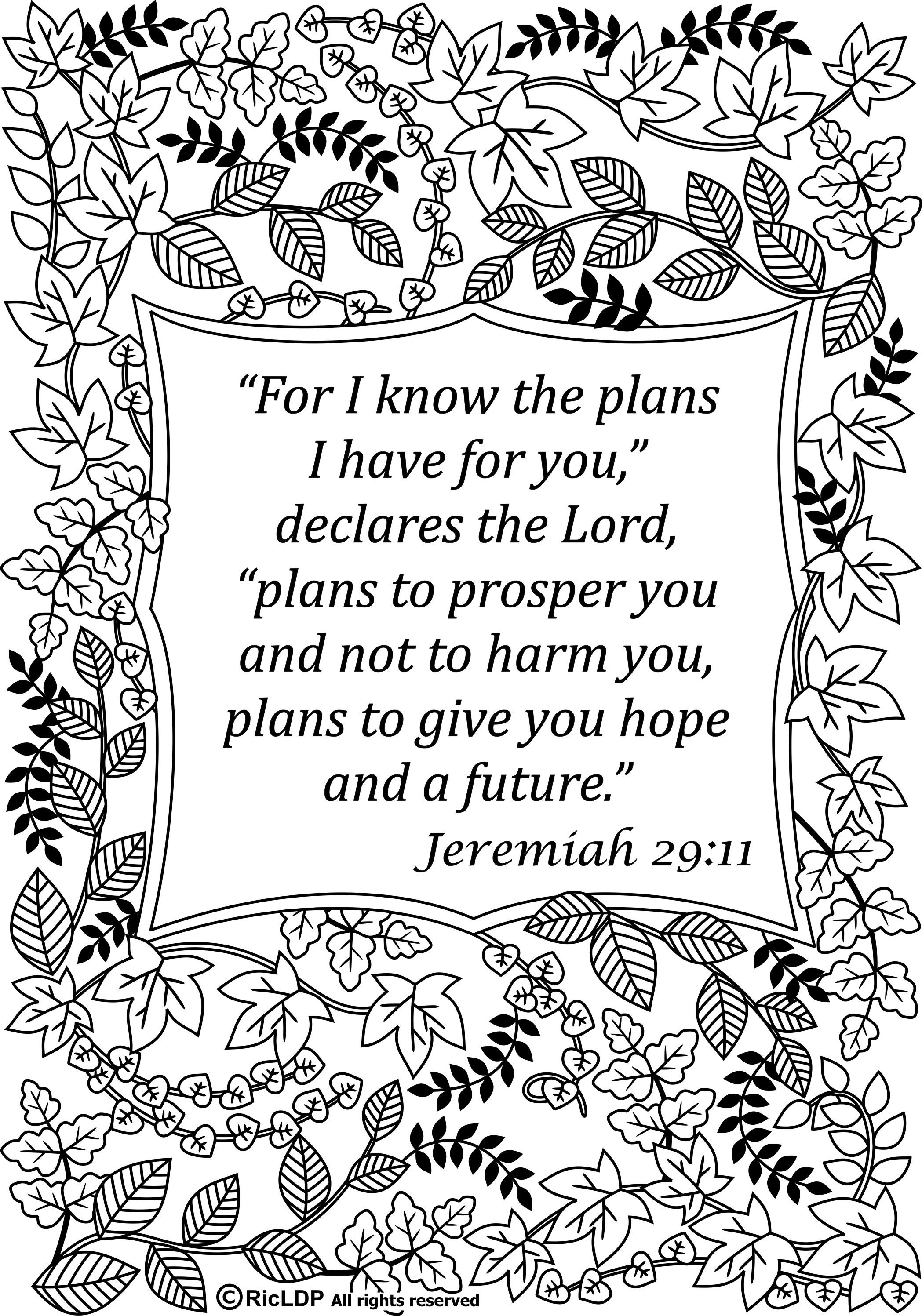 15 Bible Verses Coloring Pages | Coloring Pages With Bible Verses - Free Printable Bible Verses Adults
