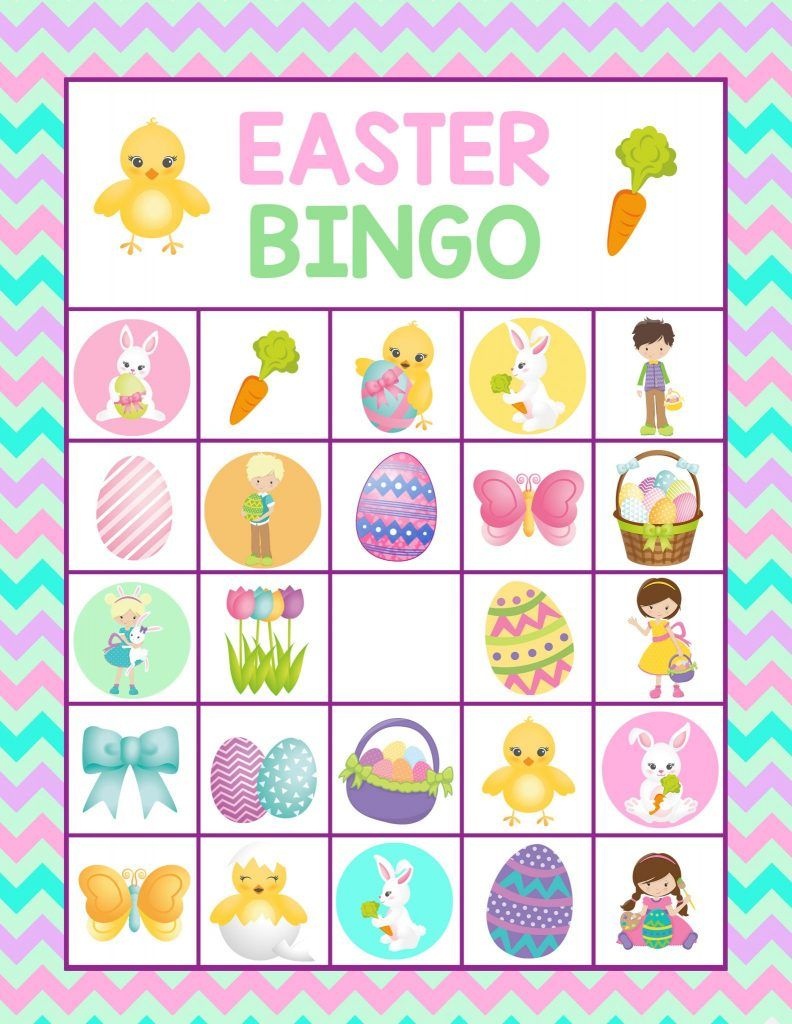 15 Fantastic Easter Bingo Cards For Merriment | Kittybabylove - Free Printable Religious Easter Bingo Cards