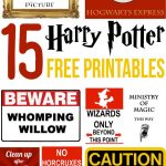 15 Free Harry Potter Party Printables   Part 1 | Harry Potter Party   Free Printable Harry Potter Pictures