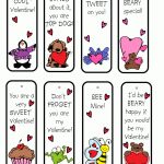 15 Free Valentine's Day Bookmark Printables | Valentine's Day   Free Printable Valentine Books