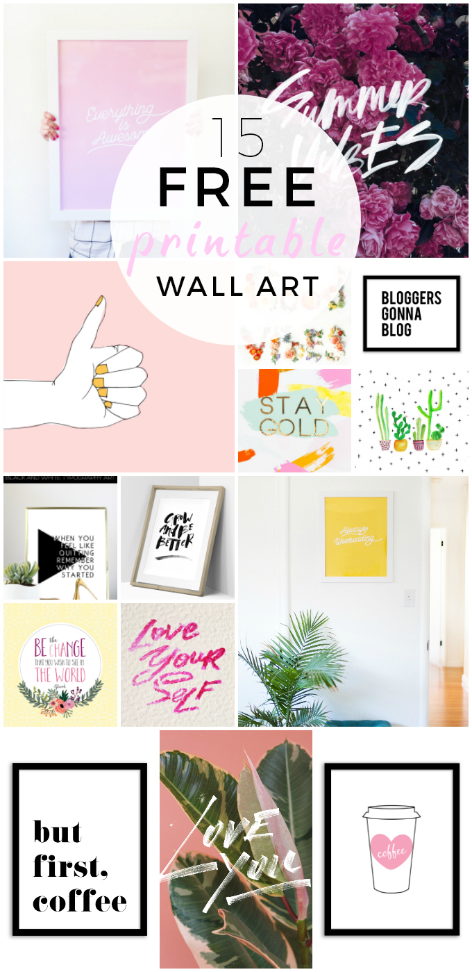 15 Fun Free Printable Wall Art - Fat Mum Slim - Free Printable Wall Art