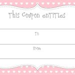 15 Sets Of Free Printable Love Coupons And Templates   Create Your Own Coupon Free Printable