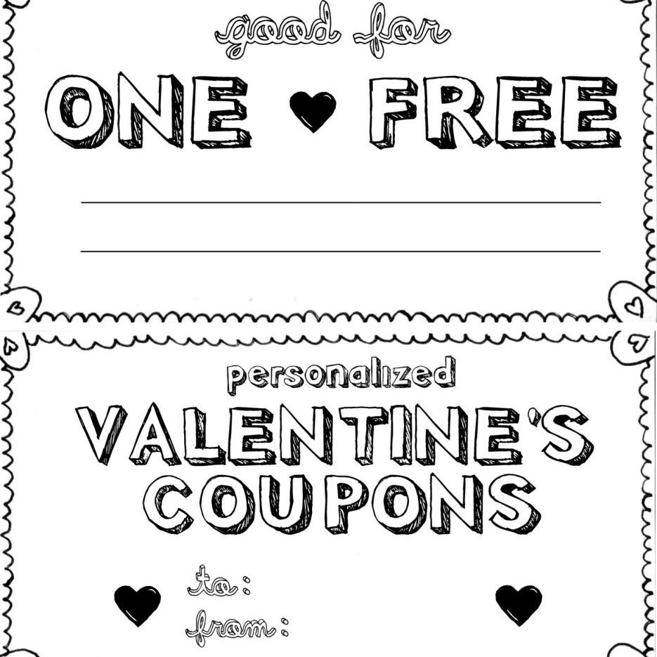 15 Sets Of Free Printable Love Coupons And Templates - Free Printable Coupon Book For Boyfriend