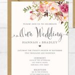 16 Printable Wedding Invitation Templates You Can Diy   Free Printable Wedding Invitations With Photo