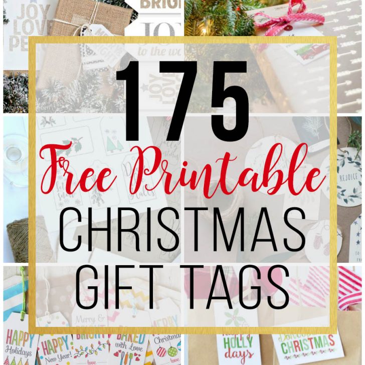 Free Printable Happy Holidays Gift Tags