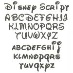 18 Disney Letters Font Images   Disney Letter Font Embroidery, Walt   Free Printable Disney Alphabet Letters