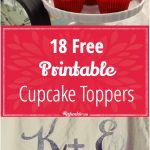 18 Free Printable Cupcake Toppers – Tip Junkie   Cupcake Flags Printable Free