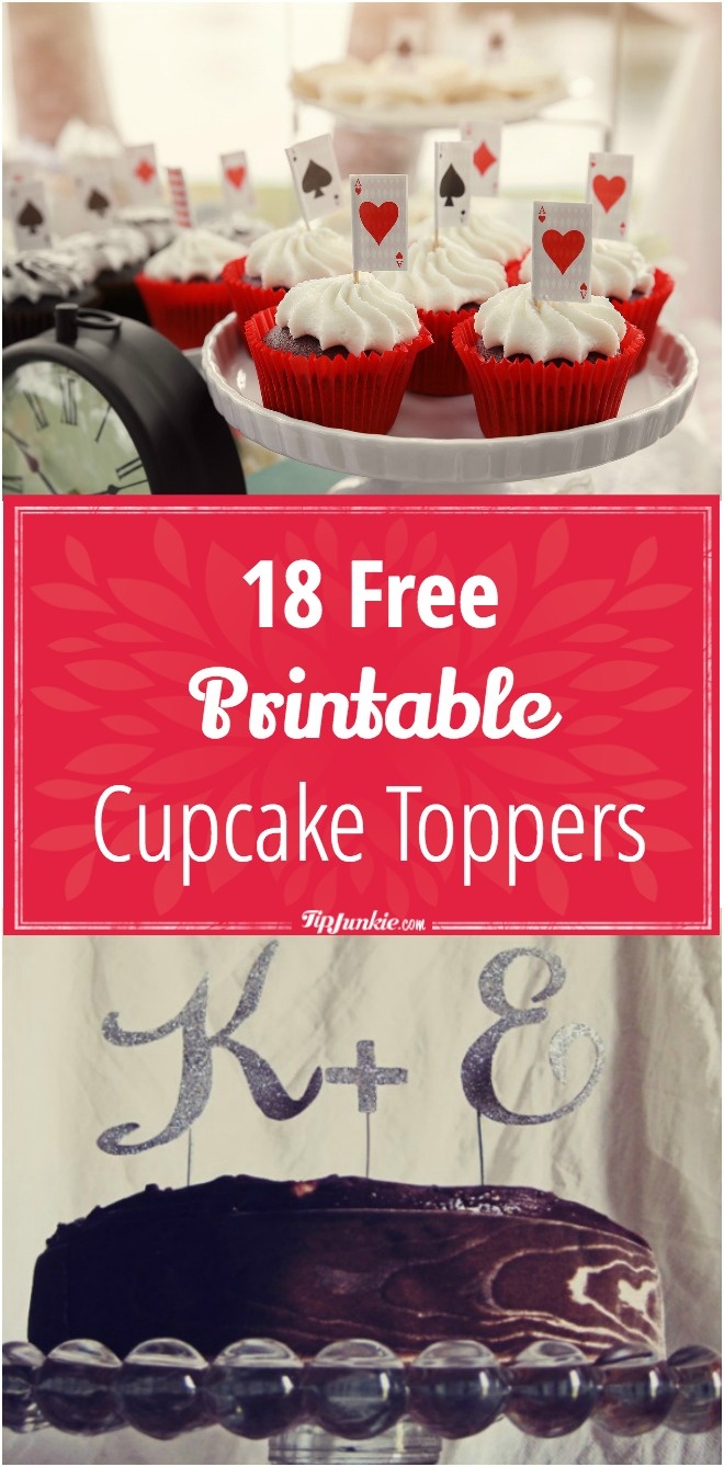 Cupcake Flags Printable Free