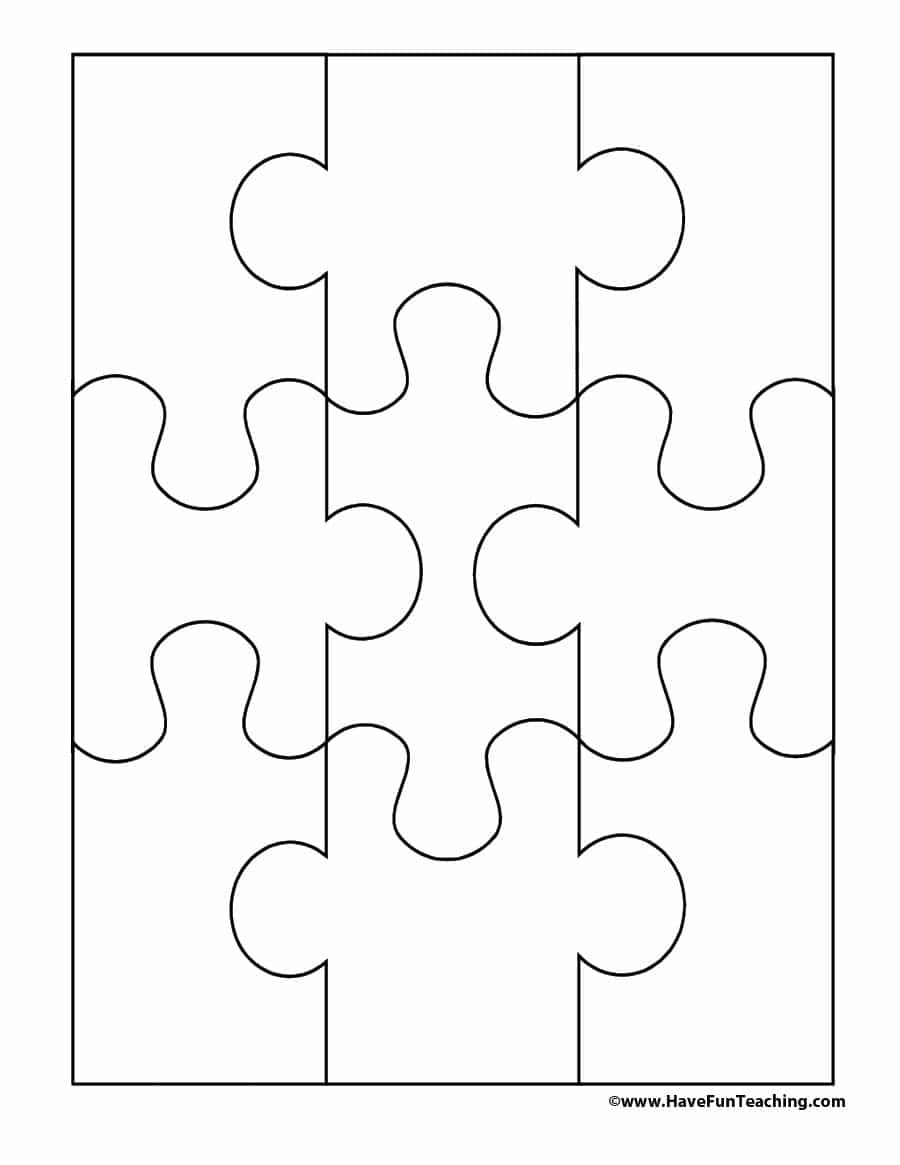 19 Printable Puzzle Piece Templates ᐅ Template Lab - Jigsaw Puzzle Maker Free Printable